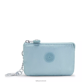 Kipling breloc metalic mini husă creativitate perlat teal metalic | Kipling Romania VJN46T608 femeilor
