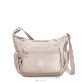 Kipling geantă gabbie small metalizată strălucire metalică | Kipling Backpack VJN46T186 femeilor