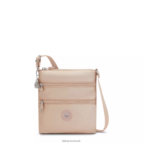 Kipling geantă mini crossbody metalizată keiko farmec auriu metalic | Kipling Bags VJN46T97 femeilor