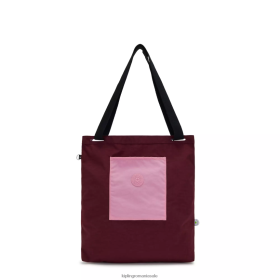 Kipling geantă tote annas fucsia închis | Kipling Bags VJN46T273 femeilor