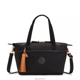 Kipling geantă tote pentru laptop de 17 inchi organizată de artă trandafir negru | Kipling Backpack VJN46T278 femeilor