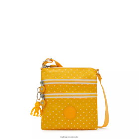 Kipling geanta mini cu imprimeu extra mic alvar punct moale galben | Kipling Romania Sale VJN46T72 femeilor