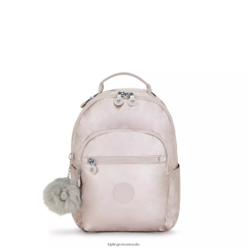 Kipling rucsac pentru tablete metalice mici seoul trandafir metalic | Kipling Romania Sale VJN46T356 femeilor