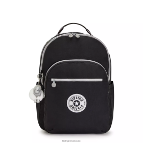 Kipling rucsac seoul extra mare pentru laptop de 17 inchi adevărată distracție neagră | Kipling Backpack VJN46T438 femeilor